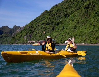 Kayaking in Halong Bay and Lan Ha Bay